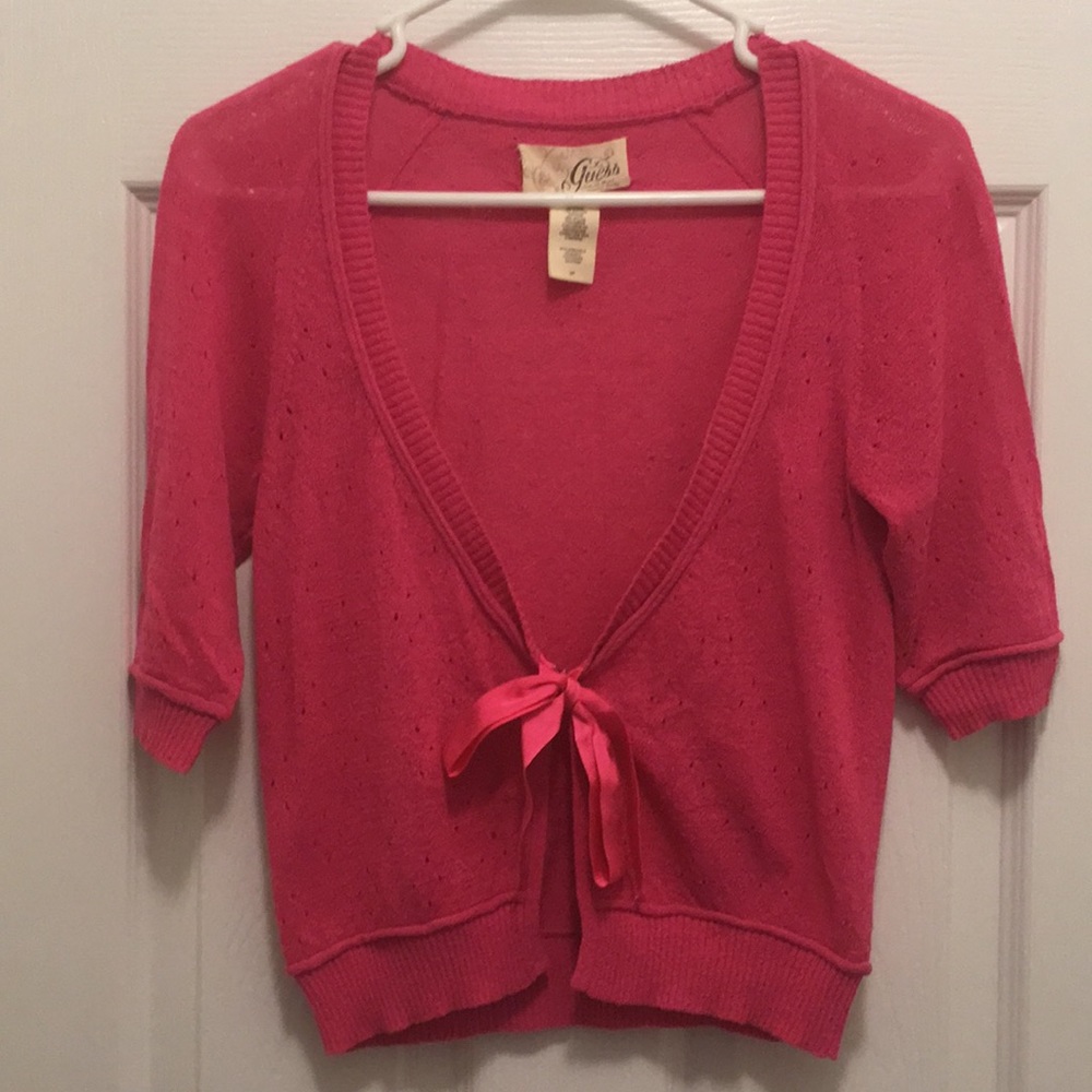 Guess Pink Cardigan